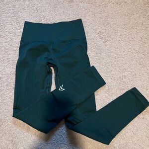 Oner Active Effortless Seamless Leggings - XS Regular Length Racing Green